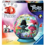 Ravensburger 3D puzzleball Trollové 2: Světové turné 72 ks – Zbozi.Blesk.cz