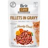 Kapsička pro kočky Brit Care Cat Fillets in Gravy Hearty Duck 3 x 85 g