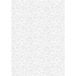 Ozdobný embosovaný papír bílý A4 – Zboží Dáma