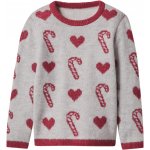 Lupilu dívčí vánoční pletený svetr světle šedá – Zboží Dáma