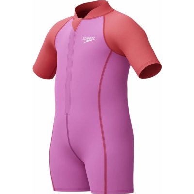 Speedo LTS Neoprene Suit Infant Girls Violet/Red – Zboží Dáma