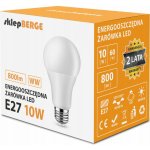 Berge LED žárovka E27 10W 800lm Teplá bílá – Hledejceny.cz