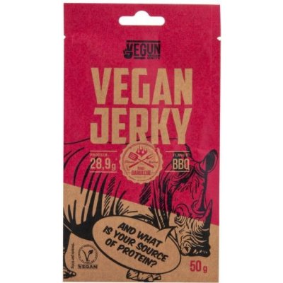 Vegun Vegan Jerky BBQ 50 g – Zboží Dáma
