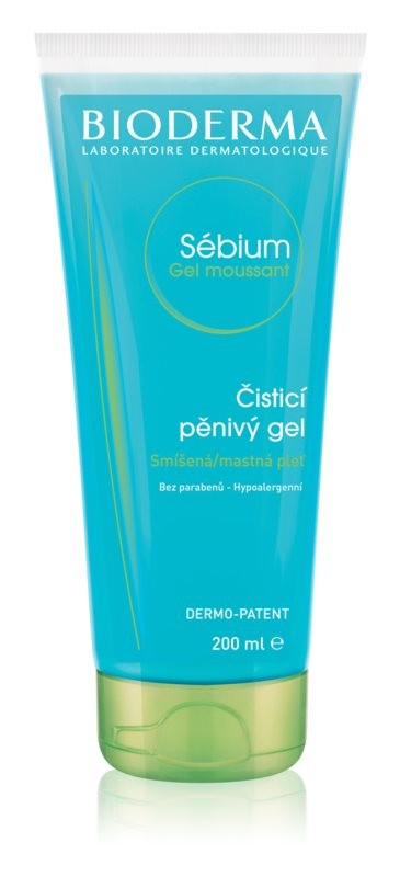 Bioderma Sébium Gel Moussant čistící gel na akné tuba 200 ml