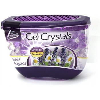 Pan Aroma gel Crystals Lavender & Camomile gelový osvěžovač vzduchu 150 g