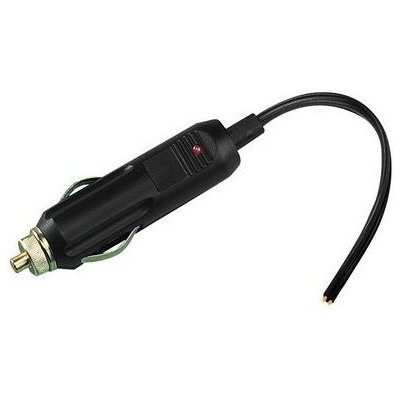 Zapalovač - zástrčka s LED 12/24V černá – Zboží Živě