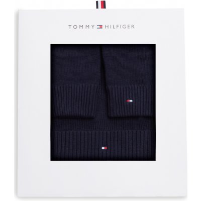 Tommy Hilfiger Pánská sada čepice a rukavice Flag AM0AM14585DW6 – Hledejceny.cz