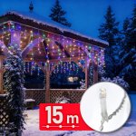 Phenom Barevný LED světelný řetěz 15 m, 600 LED – Hledejceny.cz