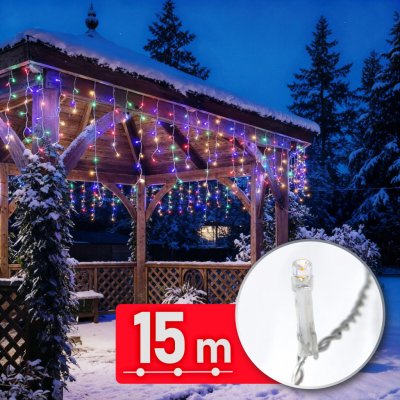 Phenom Barevný LED světelný řetěz 15 m, 600 LED – Hledejceny.cz