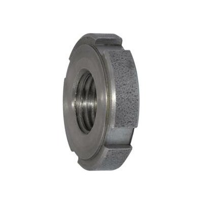 DIN1804W M25 x 1.5 matice kruhová se zářezy, jemný závit, ocel surová – Sleviste.cz