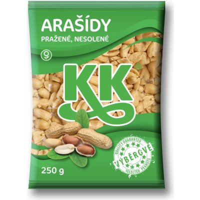 KK arašídy loupané pražené nesolené 250 g