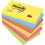 Bloček Post-it 655-TFEN, 76x127 mm, 6x100 lístků, mix barev – Hledejceny.cz