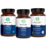 Green idea Hořčík + Omega 3 + Vitamíny D3 K2 – Hledejceny.cz
