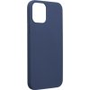 Pouzdro a kryt na mobilní telefon Pouzdro FORCELL Soft Apple iPhone 12 / 12 Pro - gumové - s véřezem pro logo - tmavě modré