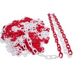 Levior řetěz plastový 6 mm x 25 m červeno-bílý – Zboží Dáma