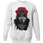 Unisex mikina bez kapuce s potiskem Dead King classic ramirez bez kapuce hip hop Bílá – Sleviste.cz