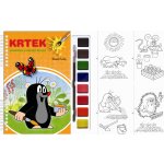Krtek Omalovánky s vodovými barvami a štětcem Miler Zdeněk – Zboží Dáma