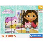 Dino Obrázkové kostky Gábinin kouzelný domek, 12 kostek – Zboží Živě