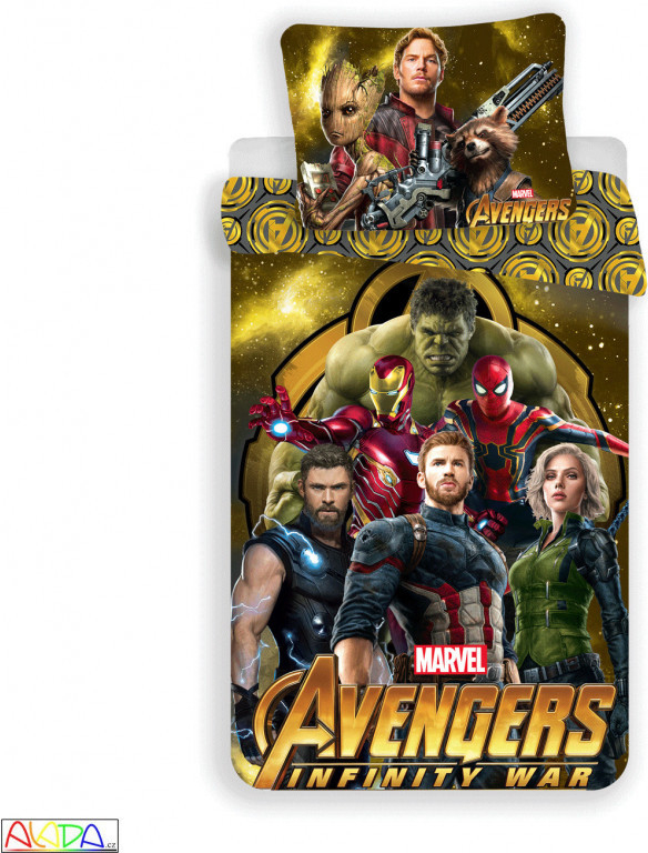 Jerry Fabrics Povlečení Avengers Infinity War 140x200 70x90 od 573 Kč -  Heureka.cz