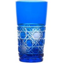 Caesar Crystal Sklenička Flake barva modrá 320 ml