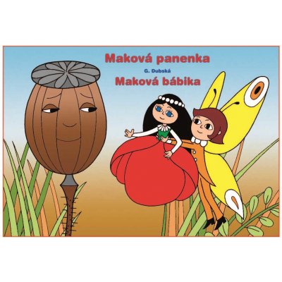 Maková panenka omalovánka