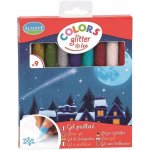 Třpytivá kreativní lepidla na sklo Zimní království 9 ks – Zboží Dáma