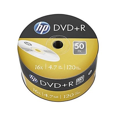 HP DVD+R 4.7GB 16x, bulk, 50ks (DRE00070-3) – Zboží Živě