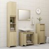 Koupelnový nábytek VidaXL 4dílný set koupelnového nábytku dub sonoma dřevotříska