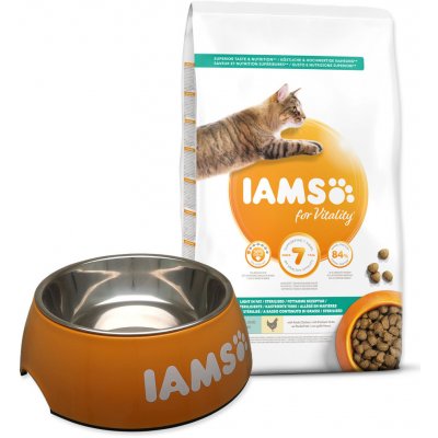 Iams for Vitality Cat Adult Weight Control Chicken 10 kg – Hledejceny.cz