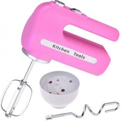Tomido Dětský kuchyňský robot Růžový interaktivní mixér se dvěma nástavci + miska – Zbozi.Blesk.cz