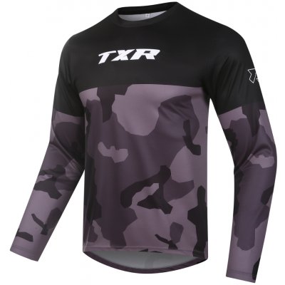 Motokrosový dres TXR Camo šedý | Zboží Auto