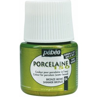 Vypalovací barvy na porcelán třpytivá bronzová 104 PORCELAINE150 45ml Pebeo – Zboží Dáma