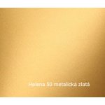 Salon na míru Manikúrní opěrka MINI Helena 50 metalická zlatá, Výplň: Klasická PUR pěna – Zboží Mobilmania
