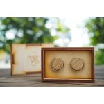 Wood Style manžetové knoflíčky dub – Zboží Dáma
