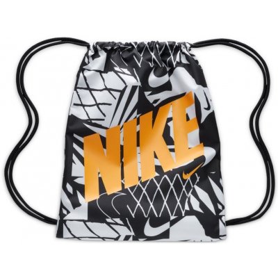 Nike Kids' Drawstring blackwhitevivid orange – Zboží Mobilmania