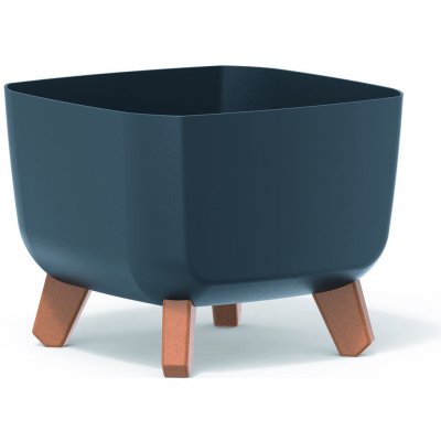 PROSPERPLAST Květináč GRACIA SQUARE 39 x 39 x 27cm antracit – Zboží Mobilmania