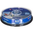 Verbatim BD-R 25GB 6x, printable, cakebox, 10ks (43804)