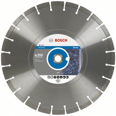 Bosch DIA kotouč Standard for Stone 350-20/25,4 2608602603 – Zboží Dáma