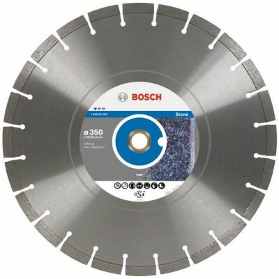 Bosch diamantový dělicí kotouč Professional for Stone 300x20,00+25,40x3,1x10 mm – Zboží Mobilmania