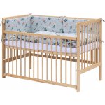 Scarlett postýlka s kompletní výbavou Peko 120 x 60 cm tyrkysová – Hledejceny.cz