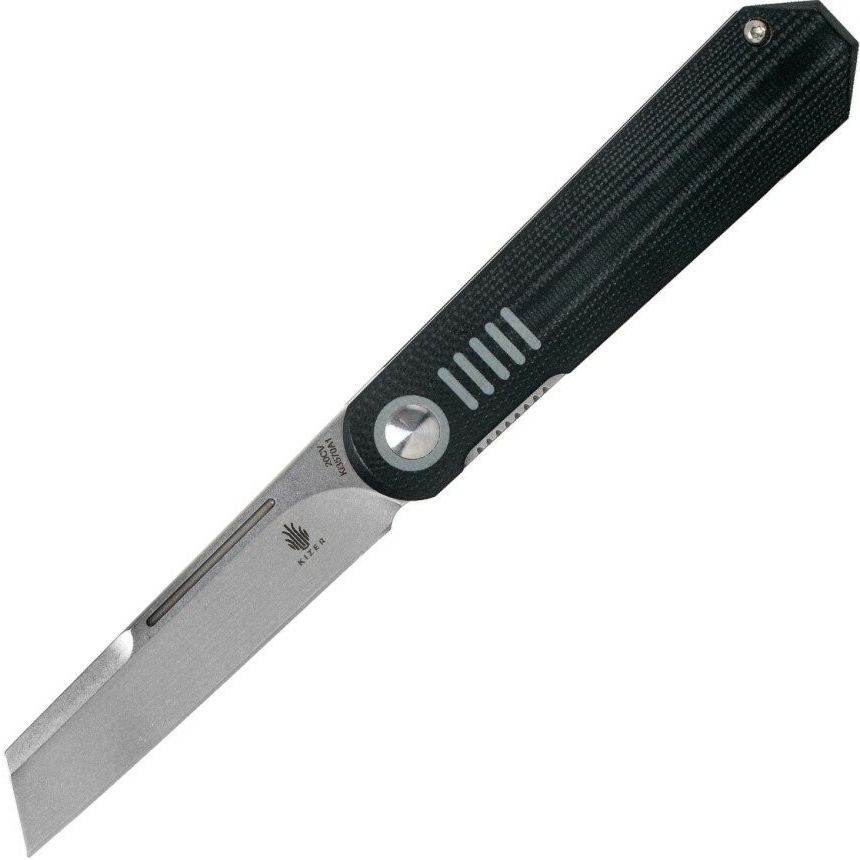 Kizer Lundquist De L\'Orme Liner Lock Knife G-10 - Ki3570A1