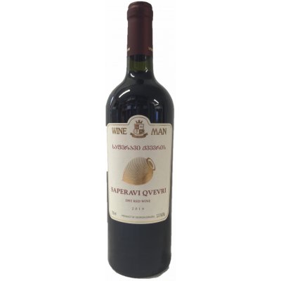 Saperavi Kvevri červené suché Wine Man 12,5% 0,75 l (holá láhev) – Hledejceny.cz