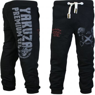 Yakuza Premium pánské tepláky 3829 Černá – Zboží Dáma