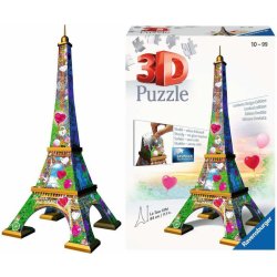 Ravensburger 3D puzzle Eiffelova věž Love Edition 216 ks