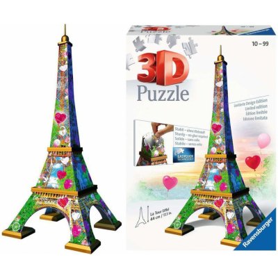 Ravensburger 3D puzzle Eiffelova věž Love Edition 216 ks – Hledejceny.cz