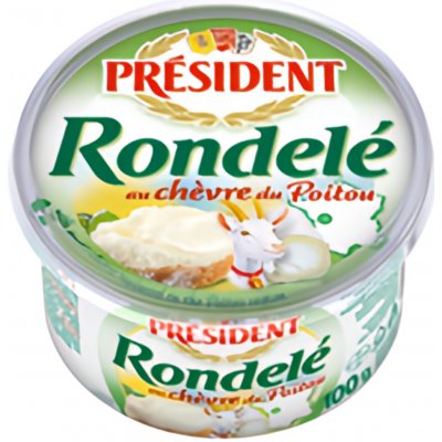 Président Rondelé Čerstvý kozí sýr 125g – Zboží Mobilmania