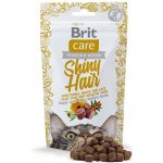 Brit Care Cat Snack Shiny Hair losos 50 g – Zboží Mobilmania