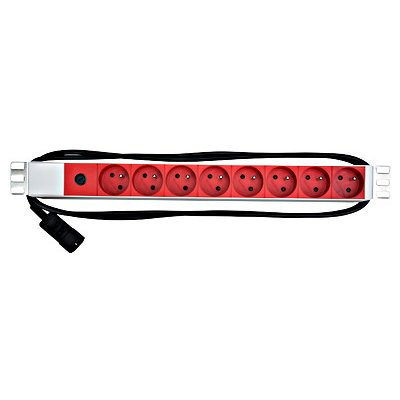 Schrack Napájecí panel PDU 19",8xČSN,1xC14,10A,1U,kabel 2m IU070131 – Zbozi.Blesk.cz