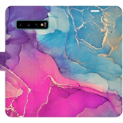 Pouzdro iSaprio flip Colour Marble 02 Samsung Galaxy S10 – Zboží Mobilmania