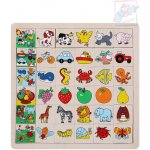 Woody Obrázková skládanka přilož kam co patří – Zboží Dáma